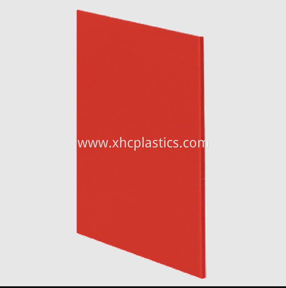 Red HDPE Sheet